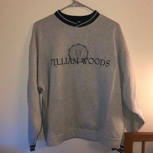 Vintage William woods university crew neck